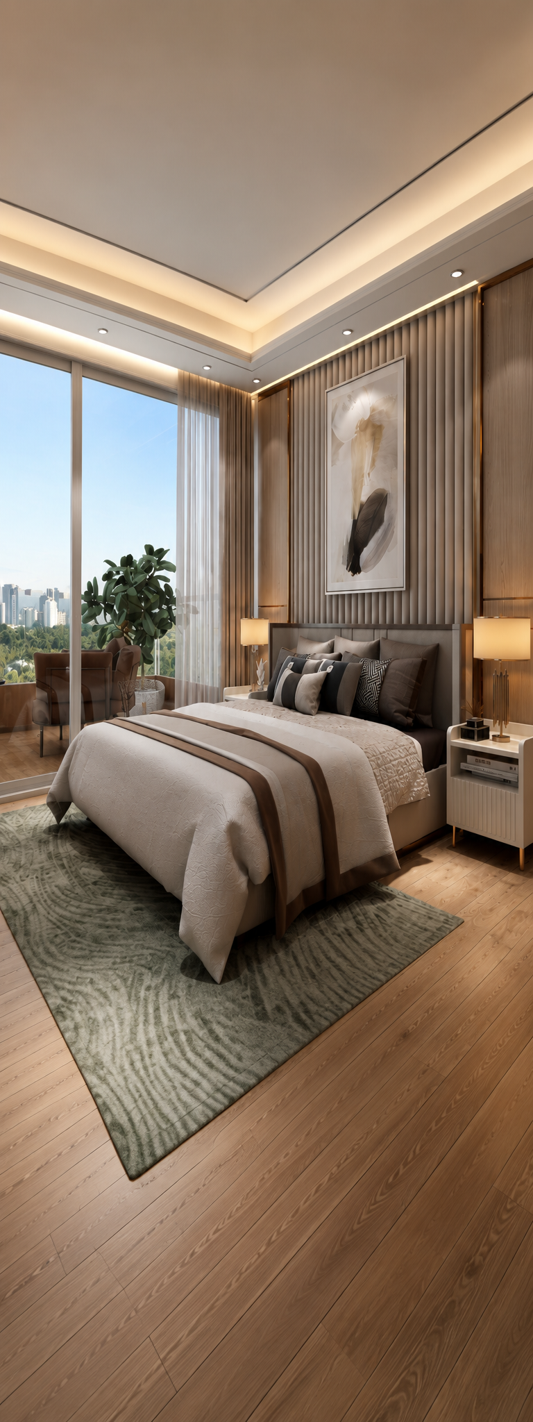 Master bedroom at Apex Èlyria